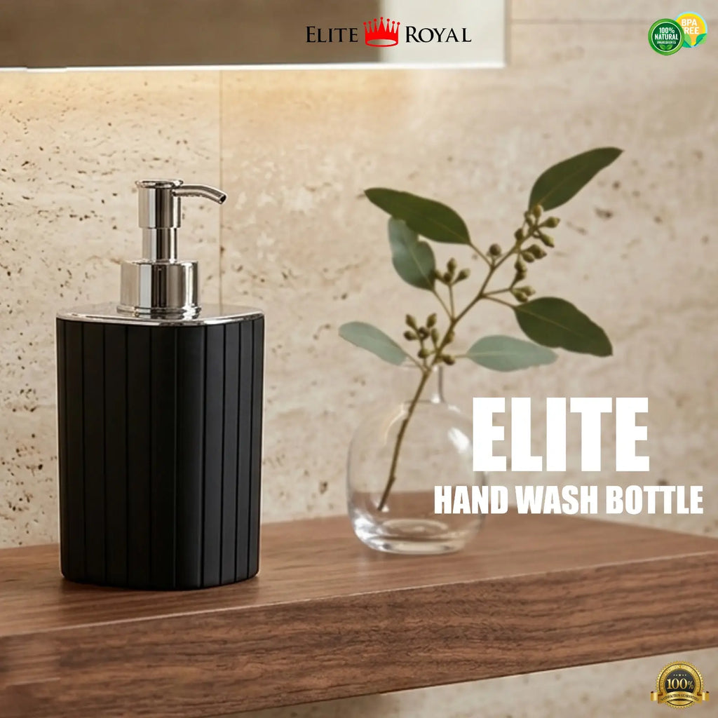 Refillable Hand Wash Dispenser – Solid & Transparent Soap Pump Bottle
